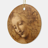 レオナルド・ダ・ヴィンチの肩甲関節の女性首 セラミックオーナメント (左)