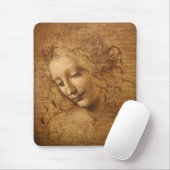 レオナルド・ダ・ヴィンチの肩甲関節の女性首 マウスパッド (マウス)