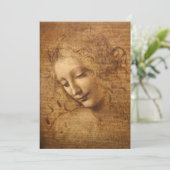 レオナルド・ダ・ヴィンチの肩甲関節の女性首 招待状 (スタンド正面)