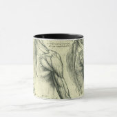 レオナルド・ダ・ヴィンチの腕と肩の構造 マグカップ (中央)