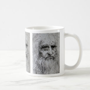 レオナルド・ダ・ヴィンチの自画像 コーヒーマグカップ