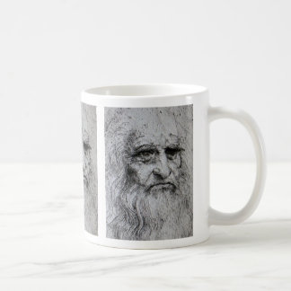 レオナルド・ダ・ヴィンチの自画像 コーヒーマグカップ