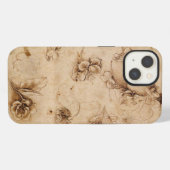 レオナルド・ダ・ヴィンチの花 iPhoneケース iPhone 13ケース (裏面横)
