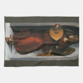 レオナルド・ダ・ヴィンチの赤の天使とルテ キッチンタオル (横)