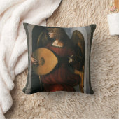 レオナルド・ダ・ヴィンチの赤の天使とルテ クッション (ブランケット)