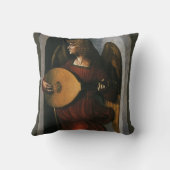 レオナルド・ダ・ヴィンチの赤の天使とルテ クッション (裏面)