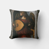 レオナルド・ダ・ヴィンチの赤の天使とルテ クッション (正面)