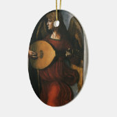 レオナルド・ダ・ヴィンチの赤の天使とルテ セラミックオーナメント (左)