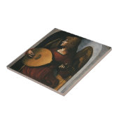 レオナルド・ダ・ヴィンチの赤の天使とルテ タイル (側面)