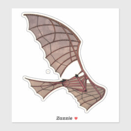 レオナルド・ダ・ヴィンチの飛んでいる機体航空機 シール