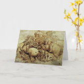 レオナルド・ダ・ヴィンチの『アングィアーリの戦い』 カード (黄色い花)