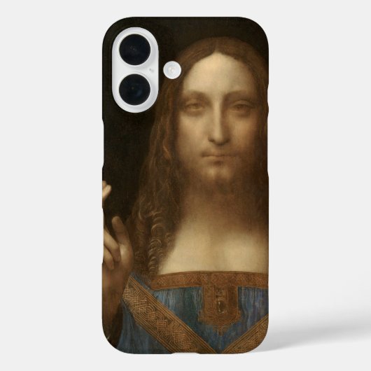 レオナルド・ダ・ヴィンチの『救世主』(キリスト) Case-Mate iPhoneケース (裏面)