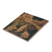 レオナルド・ダ・ヴィンチの『東方三博士の礼拝』 タイル (側面)