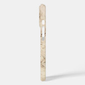 レオナルド・ダ・ヴィンチの『老人と水のスケッチ』 Case-Mate iPhoneケース (裏面 / 左)