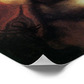 レオナルド・ダ・ヴィンチの『ermineを持つ貴婦人』 ポスター (角)