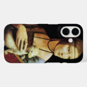 レオナルド・ダ・ヴィンチの『ermineを持つ貴婦人』 Case-Mate iPhoneケース (裏面 (横))