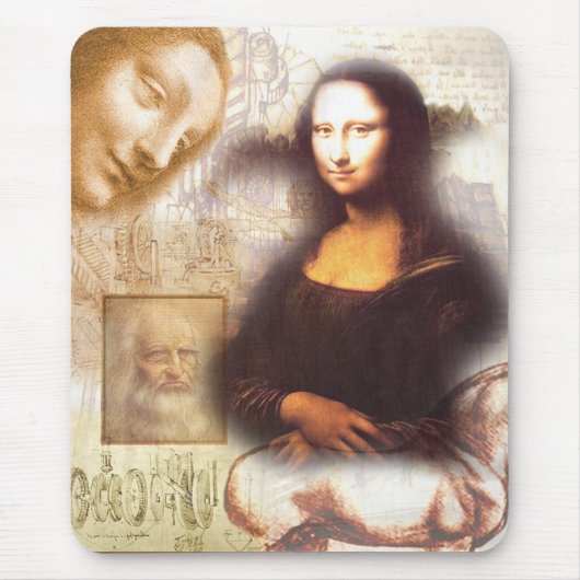 レオナルド・ダ・ヴィンチのmousepad マウスパッド (正面)