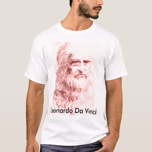 レオナルド・ダ・ヴィンチのTシャツ Tシャツ (正面)