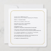 レオナルド・ダ・ヴィンチサルバーター・ムンディ・キリスト・ザサビオール 招待状 (裏面)