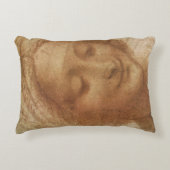 レオナルド・ダ・ヴィンチポートレート・オブ・サンアン勉強 アクセントクッション (正面)
