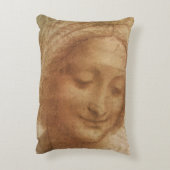 レオナルド・ダ・ヴィンチポートレート・オブ・サンアン勉強 アクセントクッション (裏面(縦))