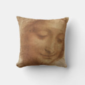レオナルド・ダ・ヴィンチポートレート・オブ・サンアン勉強 クッション (正面)