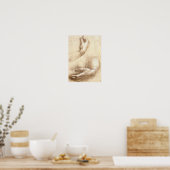 レオナルド・ダ・ヴィンチ勉強の腕と手のポスター ポスター (キッチン)