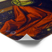 レオナルド・ダ・ヴィンチ受胎告知 ポスター (角)