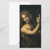 レオナルド·ダ·ヴィンチ聖ヨハネ·ザ·バプテスト シーズンカード (正面/裏面)