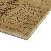 レオナルド・ダ・ヴィンチ著ベビーの胎児の勉強 カッティングボード (角)