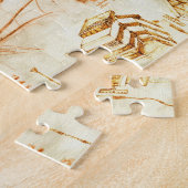 レオナルド・ダ・ヴィンチ著技術的なスケッチ及びスケッチ ジグソーパズル (側面)