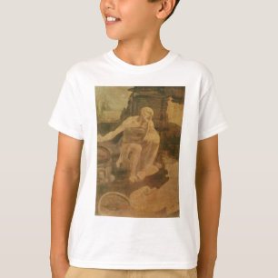 レオナルド・ダ・ヴィンチ著荒野のSt Jerome Tシャツ