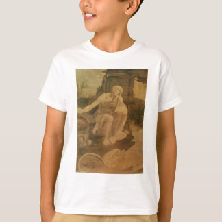 レオナルド・ダ・ヴィンチ著荒野のSt Jerome Tシャツ