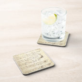 レオナルド・ダ・ヴィンチ著鳥の飛行のコーデックス コースター (右側)