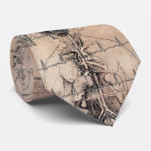 レオナルド・ダ・ヴィンチ著Art Tie Anatomy博士 ネクタイ (ロール)