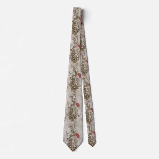 レオナルド・ダ・ヴィンチ著Nephrologistのタイの解剖学 ネクタイ (正面)