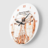 レオナルド・ダ・ヴィンチ・クロック ラージ壁時計 (傾斜)