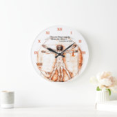 レオナルド・ダ・ヴィンチ・クロック ラージ壁時計 (ホーム)