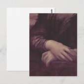 レオナルド・ダ・ヴィンチ・モナリザ(ラ・ジャコンダ)詳細: ポストカード (正面/裏面)