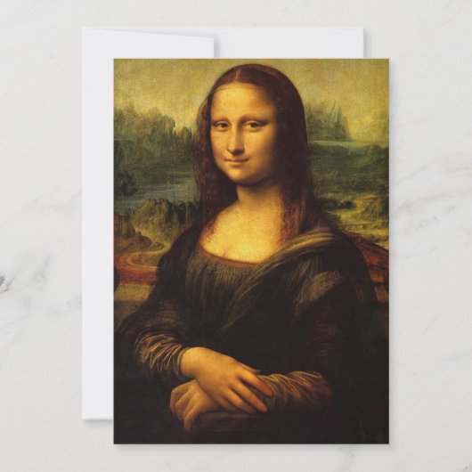 レオナルド・ダ・ヴィンチ |モナリザ 招待状 (正面)