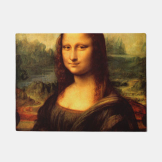 レオナルド・ダ・ヴィンチ-モナ・リザのLa Gioconda 1503年 ドアマット