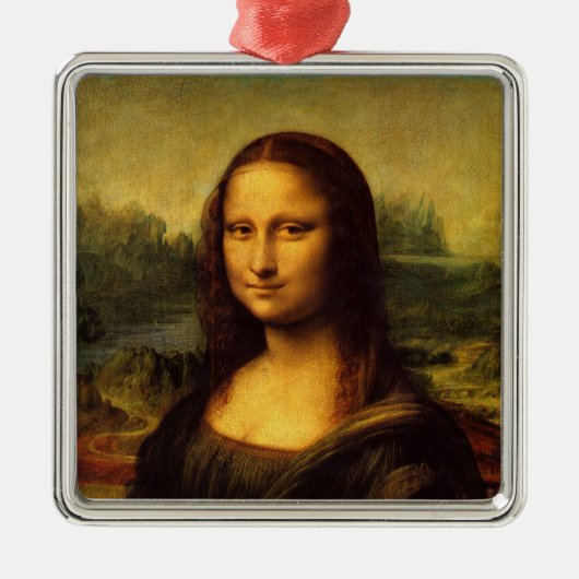 レオナルド・ダ・ヴィンチ-モナ・リザ メタルオーナメント (正面)