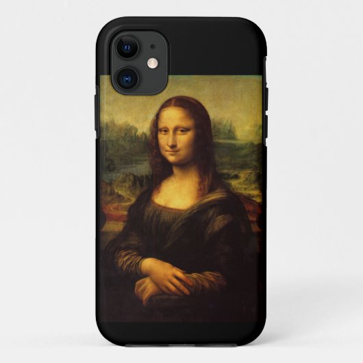 レオナルド・ダ・ヴィンチ、モナ・リザ Case-Mate iPhoneケース (裏面)