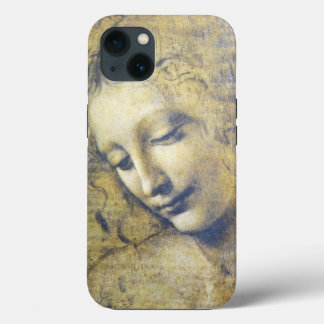 レオナルド・ダ・ヴィンチ・ヤング・ウーマン・スケッチ・アート iPhone 13ケース