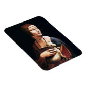 レオナルド・ダ・ヴィンチ・レディとエルミン磁石 マグネット (右側)