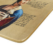 レオナルド・ダ・ヴィンチ・レディとエルミン カッティングボード (角)