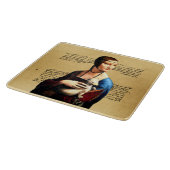 レオナルド・ダ・ヴィンチ・レディとエルミン カッティングボード (角)