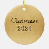 レオナルド・ダ・ヴィンチ・レディとエルミン セラミックオーナメント (裏面)