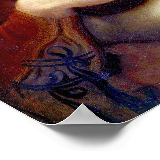 レオナルド・ダ・ヴィンチ・レディとエルミン ポスター (角)