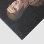 レオナルド・ダ・ヴィンチ・レナのヴァーゼルを持つ女性 薄葉紙 (詳細)